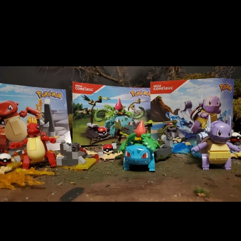 3 pokemon mega construx lego sets